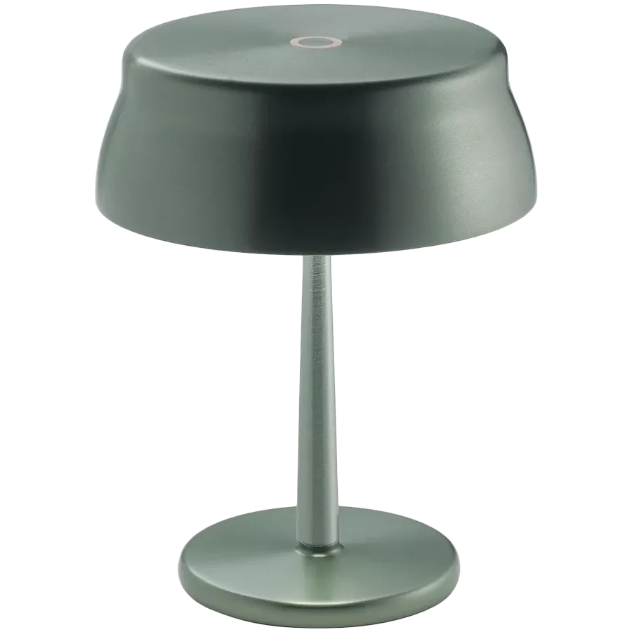 ZAFFERANO SISTER LIGHT WI-FI MINI TABLE L. 132x170 ANODIZED GREEN. 3.2W 22/27/30/40K-5Vd — Image №1