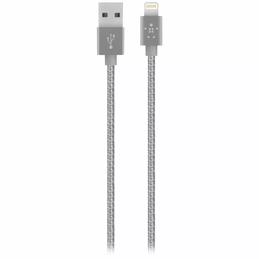 BELKIN Καλώδιο USB σε Lightning, 1.2 μετρητής, Γκρι — Εικών №1
