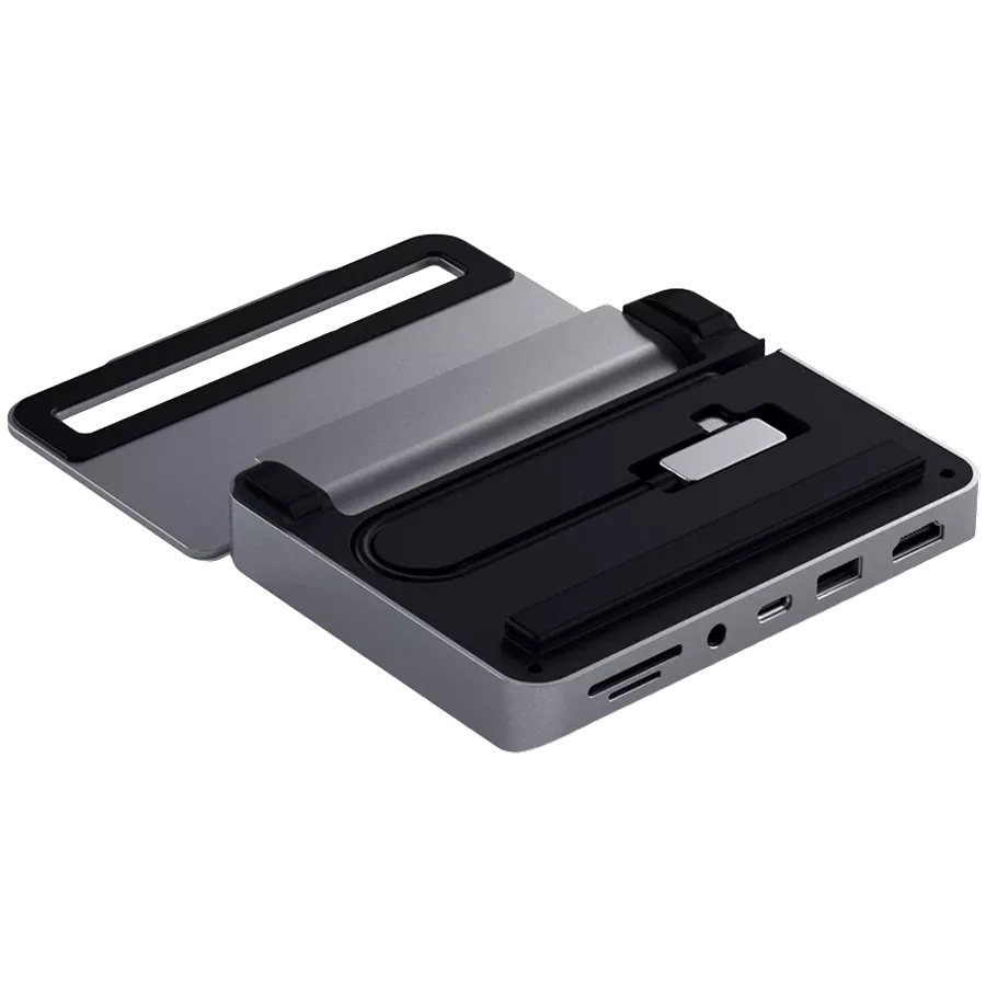 Multiport Adapter SATECHI Stand Hub Space Gray — სურათი №3