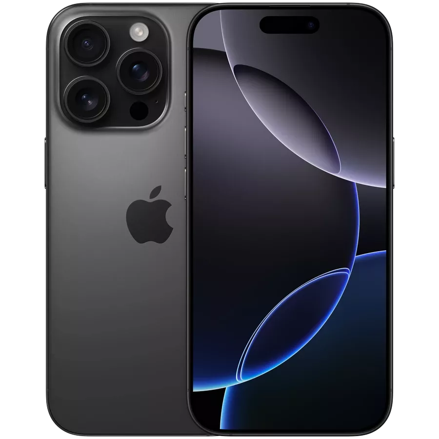 iPhone 16 Pro, 256 GB, Black Titanium — Image №1