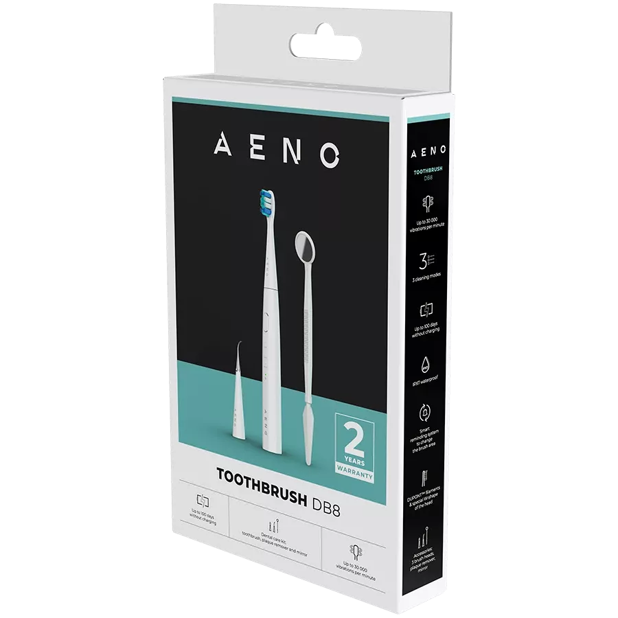 AENO DB8 Зубная щётка, Звуковой, Белый — image №3