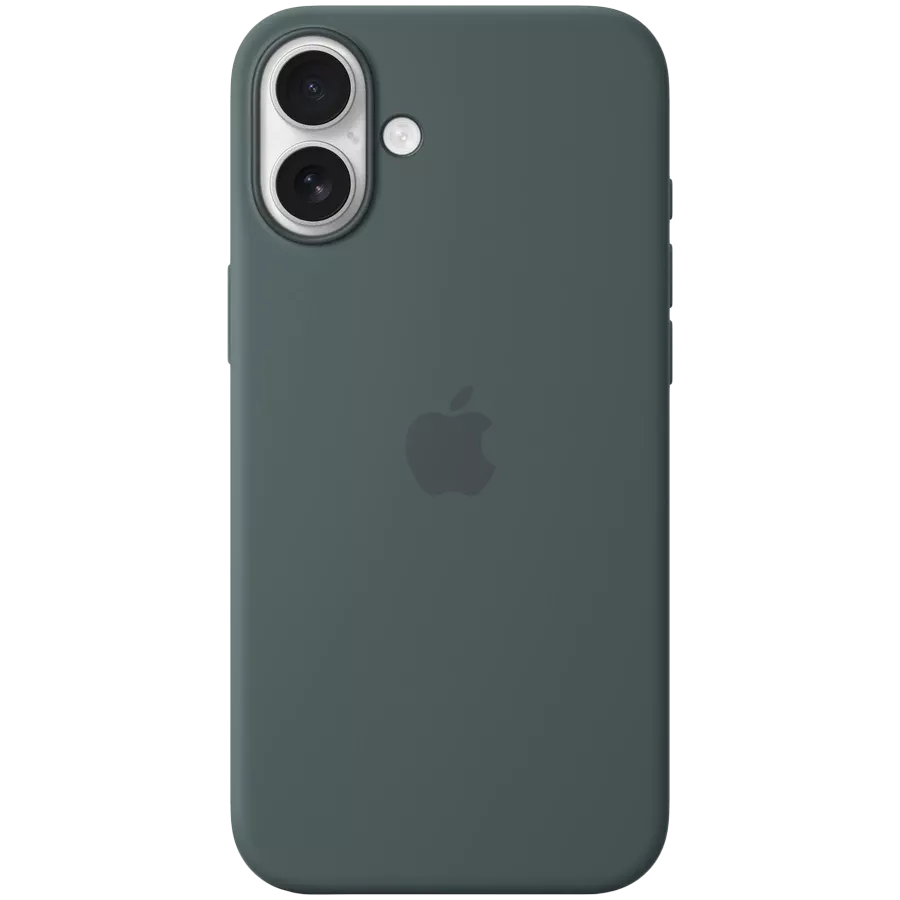 APPLE Θήκη Silicone Case with MagSafe με MagSafe, Lake Green for iPhone 16 Plus — Εικών №1