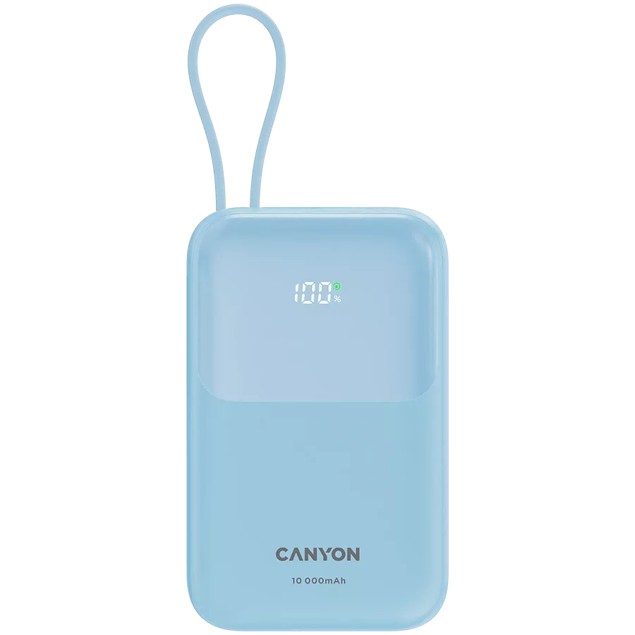 CANYON OnPower 101 Power Bank, 10000 mAh, Μπλε — Εικών №1