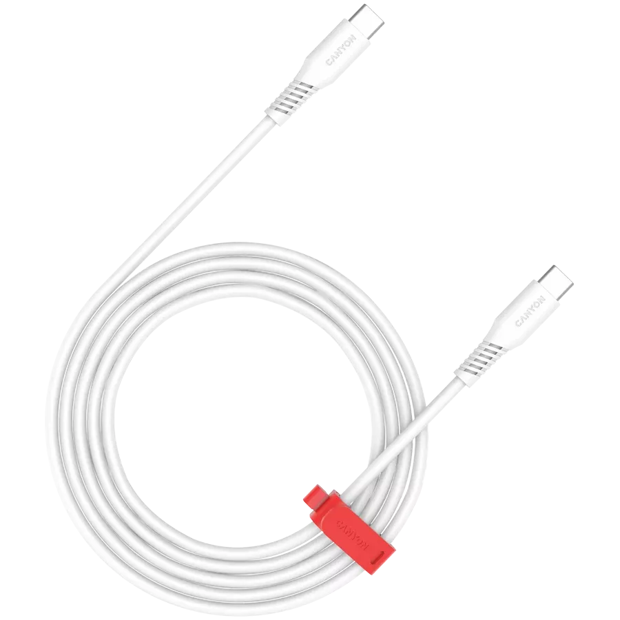 CANYON USB-C Cable, 2 m, White — Image №1