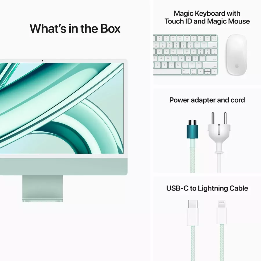 iMac 24" Retina 4.5K, Apple M3, 8 GB, 512 GB SSD — Image №9