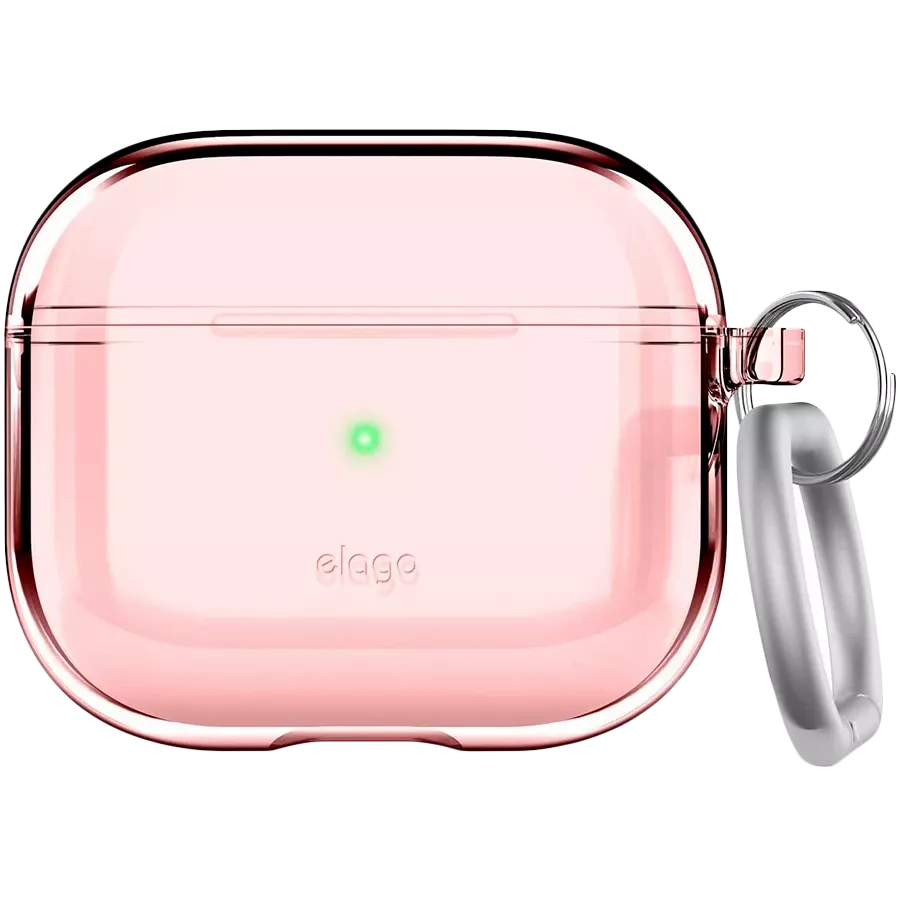 Чохол ELAGO Clear  Lovely Pink для AirPods (Gen3) — Зображення №1