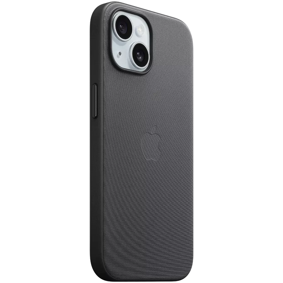 Case APPLE FineWoven Case with MagSafe Black for iPhone 15 — Image №2