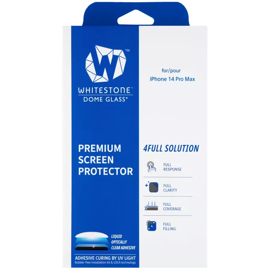 Защитное стекло WHITESTONE Dome glass для iPhone 14 Pro Max — image №2