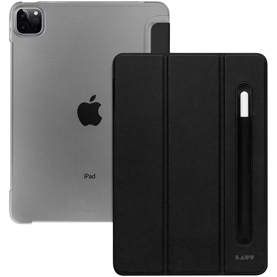 Обкладинка Smart Folio LAUT HUEX  Чорний для iPad Pro 12,9 дюйма (1-го, 2-го i 3-го покоління)/(4-го покоління)/iPad Pro 12,9 дюйма (5-го покоління) — Зображення №1