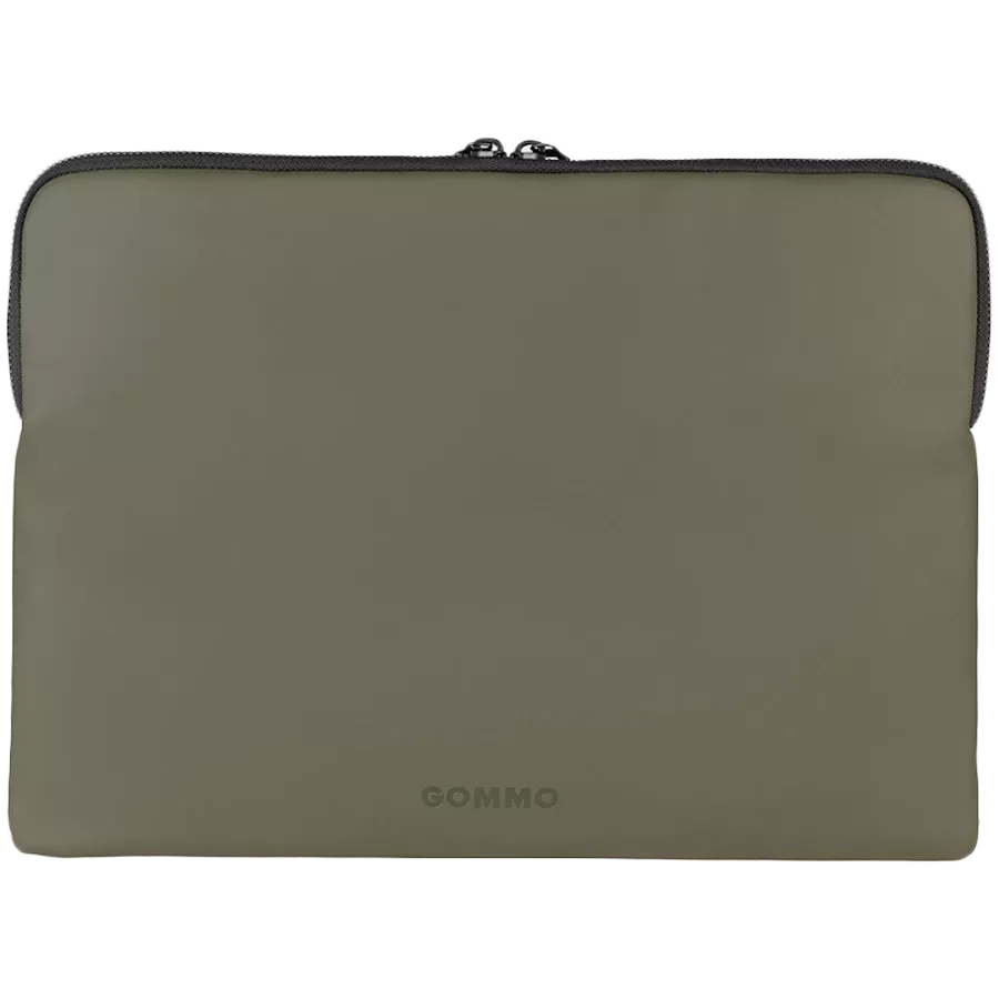 Чехол TUCANO GOMMO  Военный зеленый для ноутбуков до 14"/MacBook Pro 14 — Изображение №2