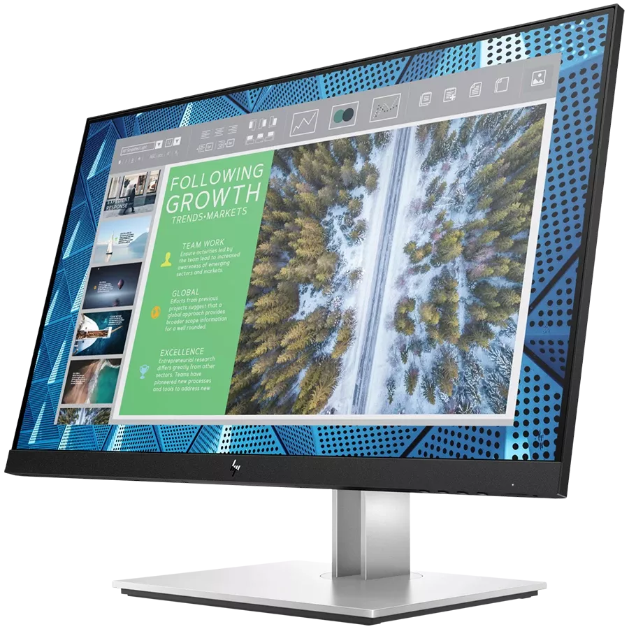HP INC Monitor LED (23.8", 2560x1440, IPS) Black/Silver — Image №2
