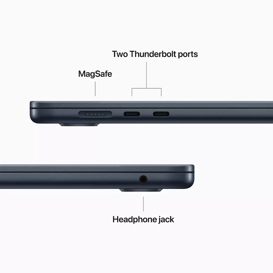 MacBook Air 15.3"  M2 (8C CPU/10C GPU), 8 GB, 256 GB, Midnight — Image №12