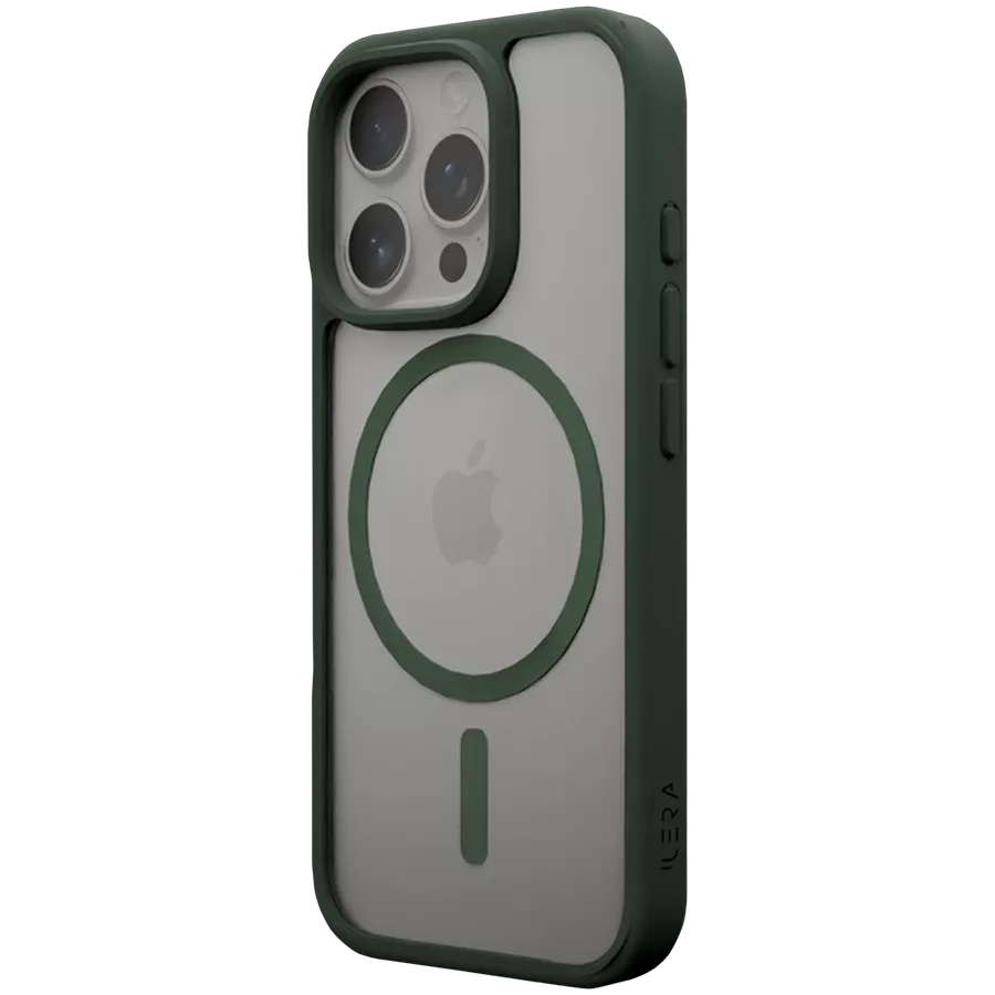 iLera Case ColorAnt Clear with MagSafe Deep Green for iPhone 16 Pro Max — Image №1