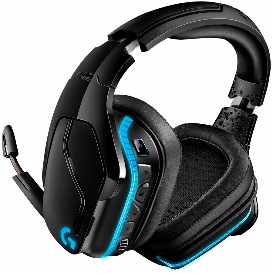 Ασύρματο Ακουστικό LOGITECH G935 με μικρόφωνο, Μαύρο — Εικών №2