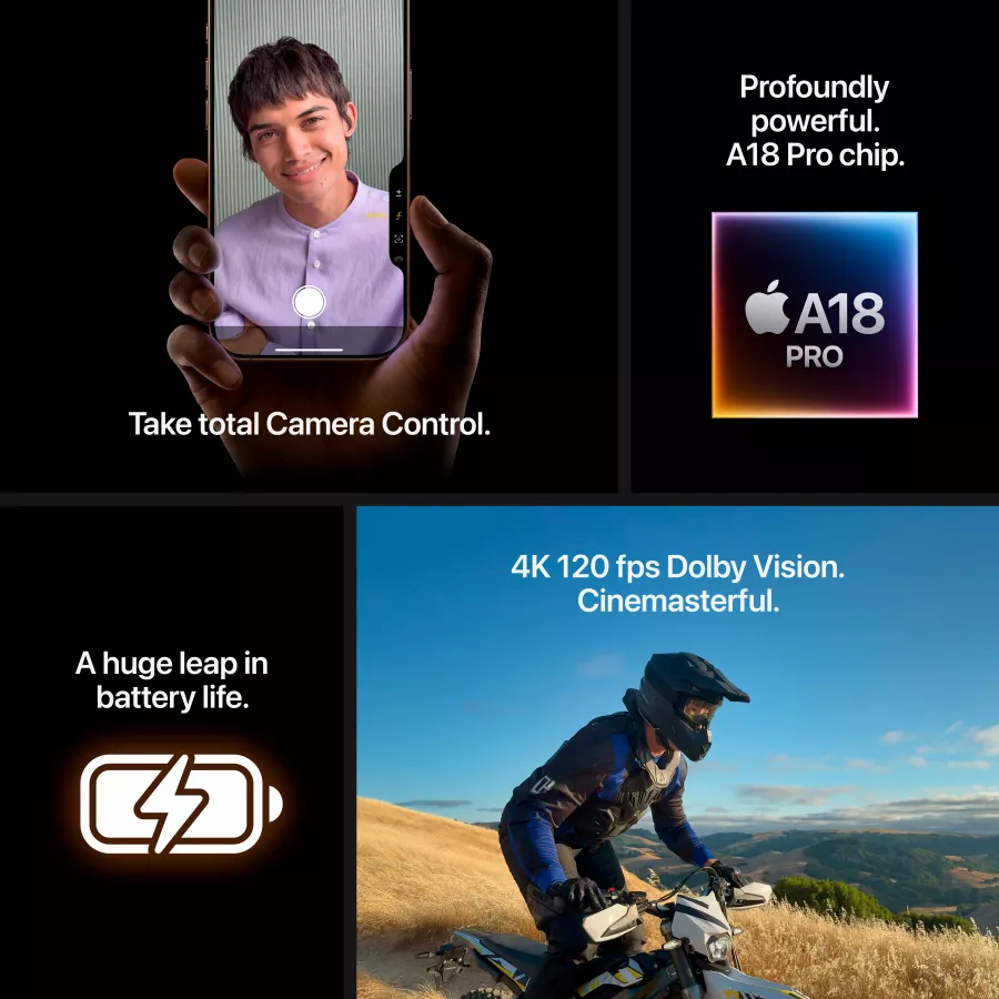 iPhone 16 Pro, 128 GB, Desert Titanium — Image №7