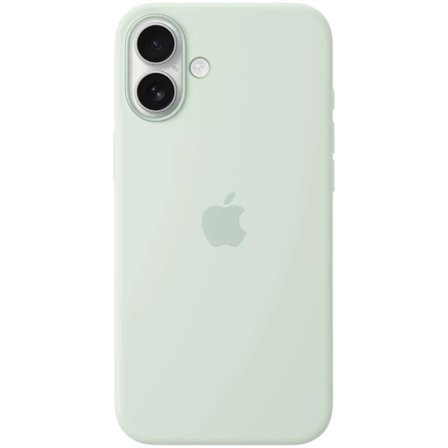 APPLE Чохол силіконовий з MagSafe Aquamarine для iPhone 16 Plus — Зображення №1