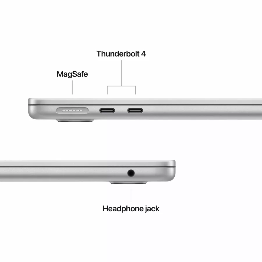 Apple MacBook Air 13.6"  Apple M4 (10C CPU/8C GPU), 16 GB, 256 GB, Silver, 2025 — Image №7