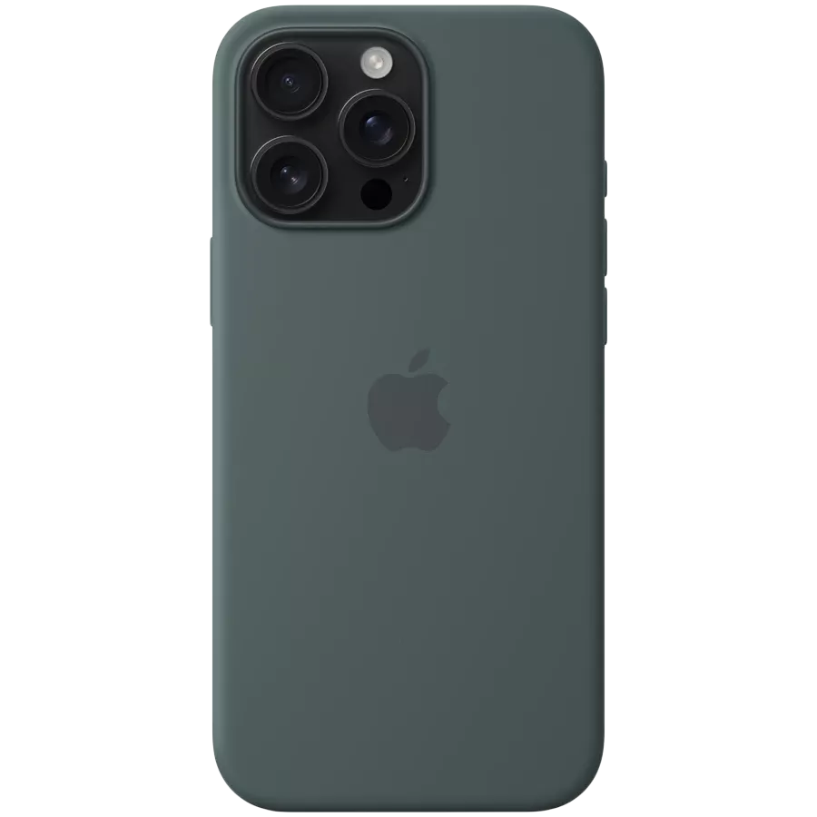 APPLE Case Silicone Case with MagSafe with MagSafe, Lake Green for iPhone 16 Pro Max — Image №1