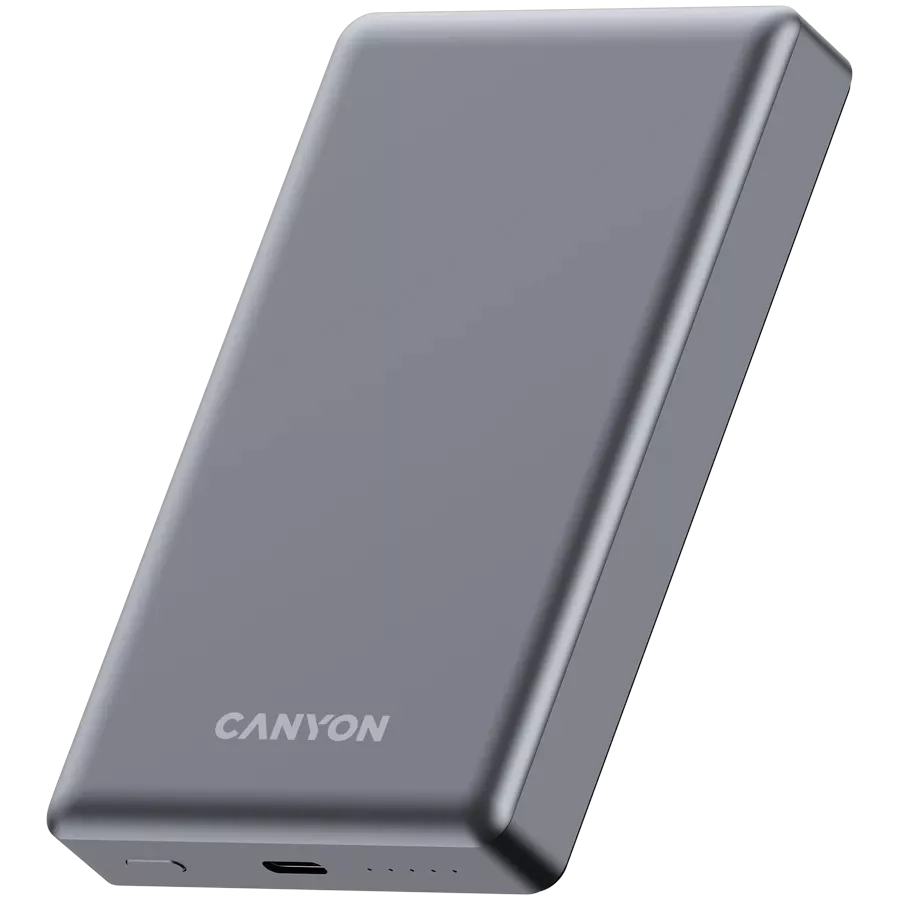 CANYON OnPower 510 Power Bank, 10000 mAh, Σκούρο Γκρι — Εικών №2