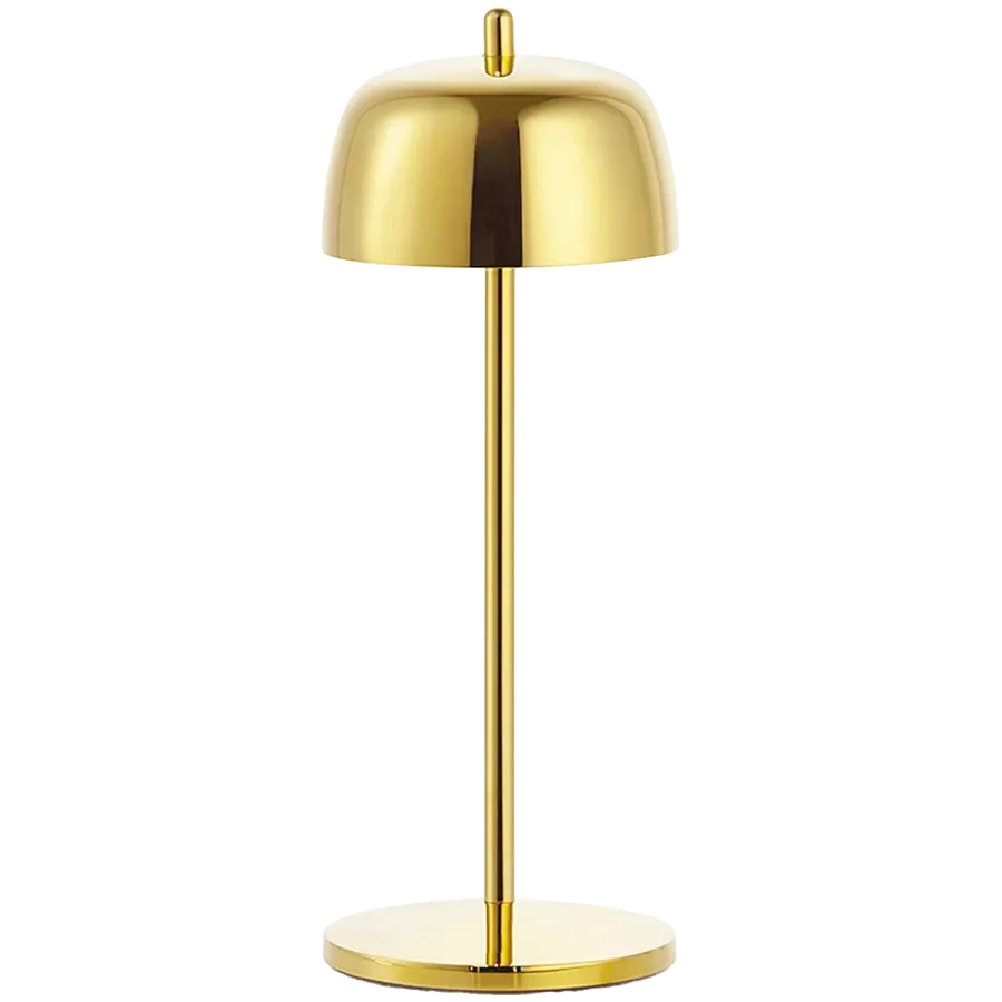 ZAFFERANO CIRCE PRO TABLE LAMP 110x300mm. SHINY GOLD 2.2W LED 133/154lm. — Image №1