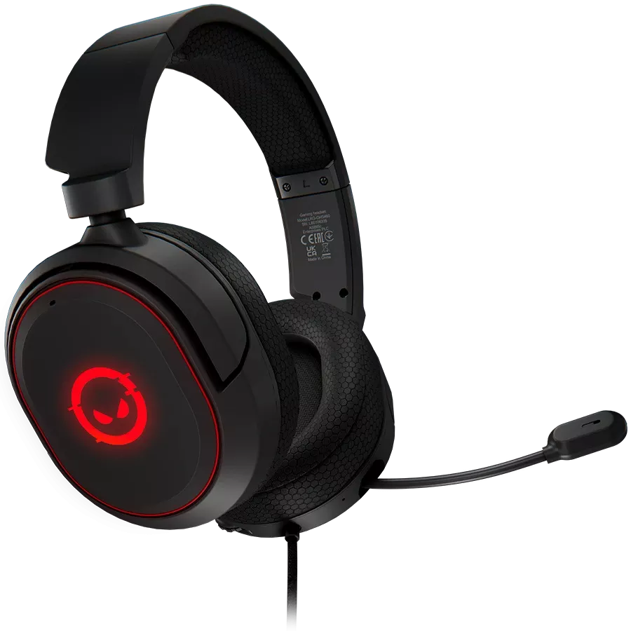 Наушники LORGAR Kaya 460 Gaming RGB USB Black (LRG-GHS460) — Изображение №1