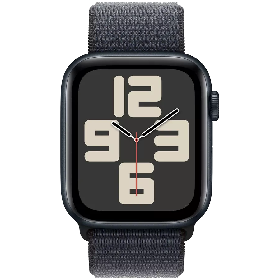 Apple Watch SE GPS Gen.2 (2024), 44мм, Тёмная ночь, Ink Sport Loop — Изображение №2