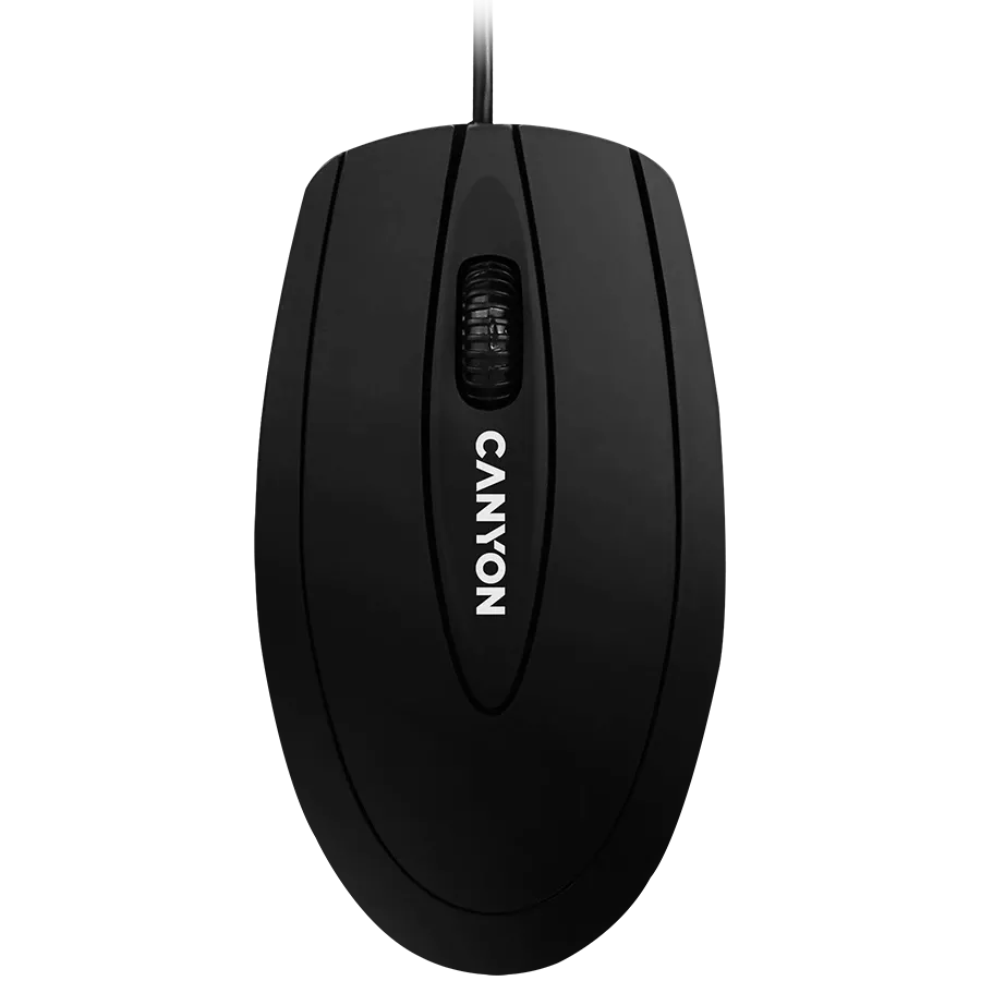 Мышь проводная CANYON Black USB (CNE-CMS1) — Изображение №1
