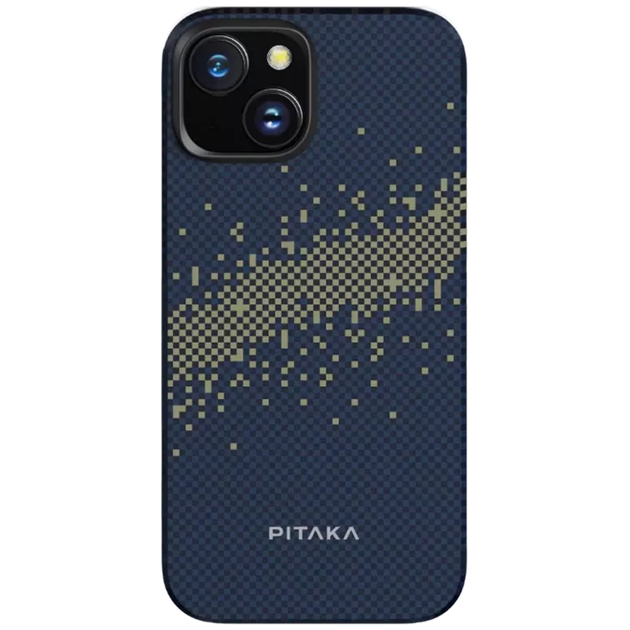 PITAKA Защитный чехол MagEZ Case 4 с MagSafe Milky Way Galaxy для iPhone 15 — image №1