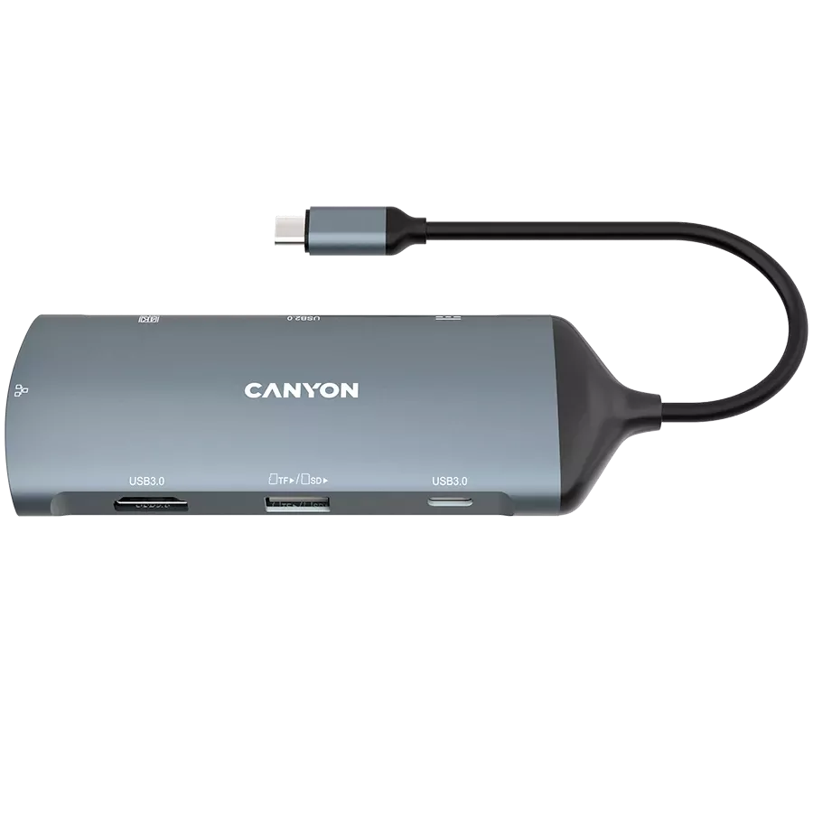CANYON  DS-15  Multiport Adapter  Σκούρο Γκρι — Εικών №1