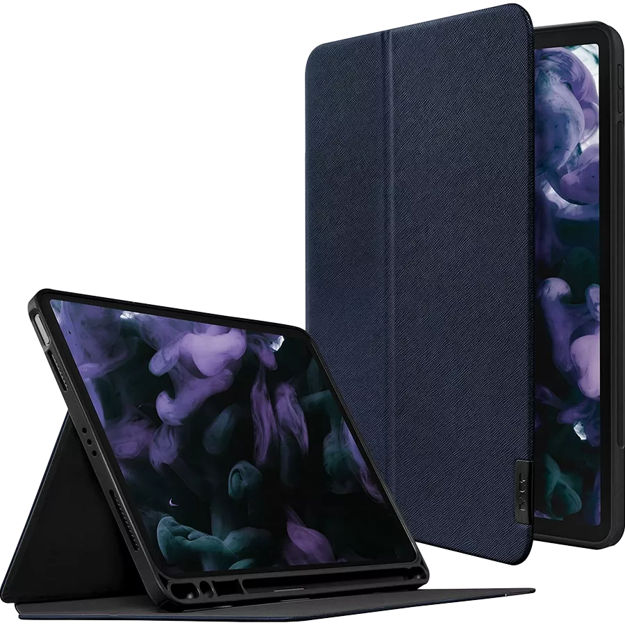 Обложка Smart Folio LAUT PRESTIGE Folio  Синяя для iPad Pro 12,9 дюйма (3-го, 4-го и 5-го поколения) — Изображение №2