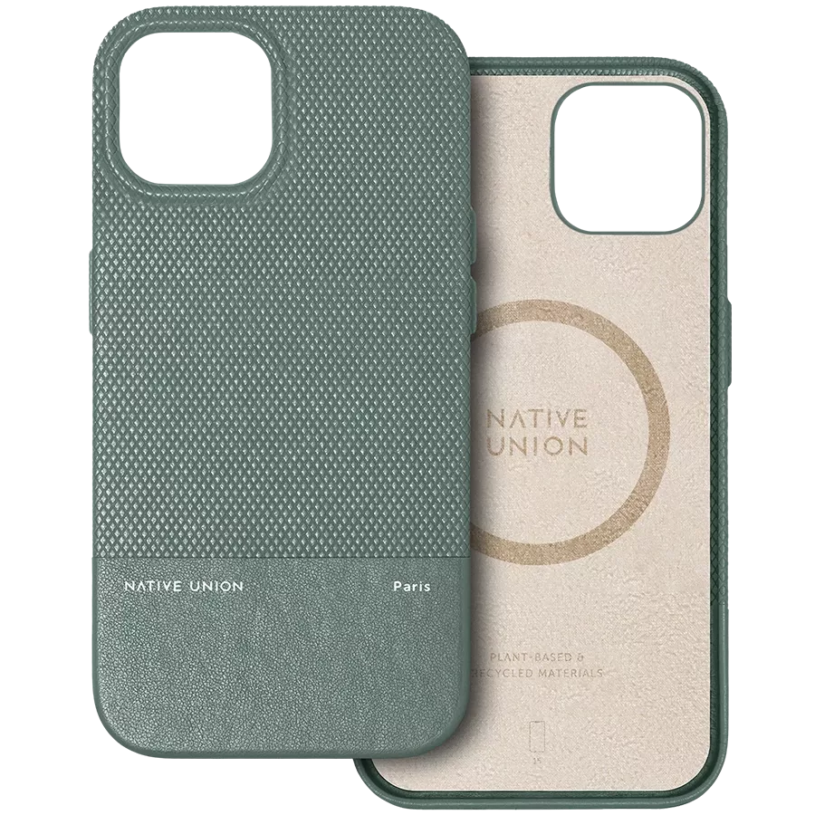 NATIVE UNION Іс (RE)CLASSIC with MagSafe Slate Green for iPhone 15 Pro Max — image №1