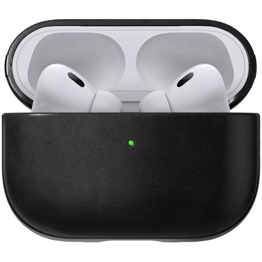 NOMAD Θήκη Modern Leather Case , Μαύρος for AirPods Pro (Gen2) — Εικών №1