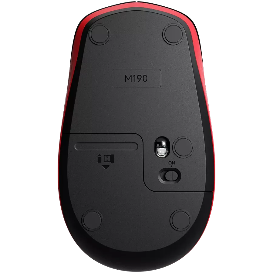 Миша LOGITECH M190 Wireless Red (L910-005908) — Зображення №5
