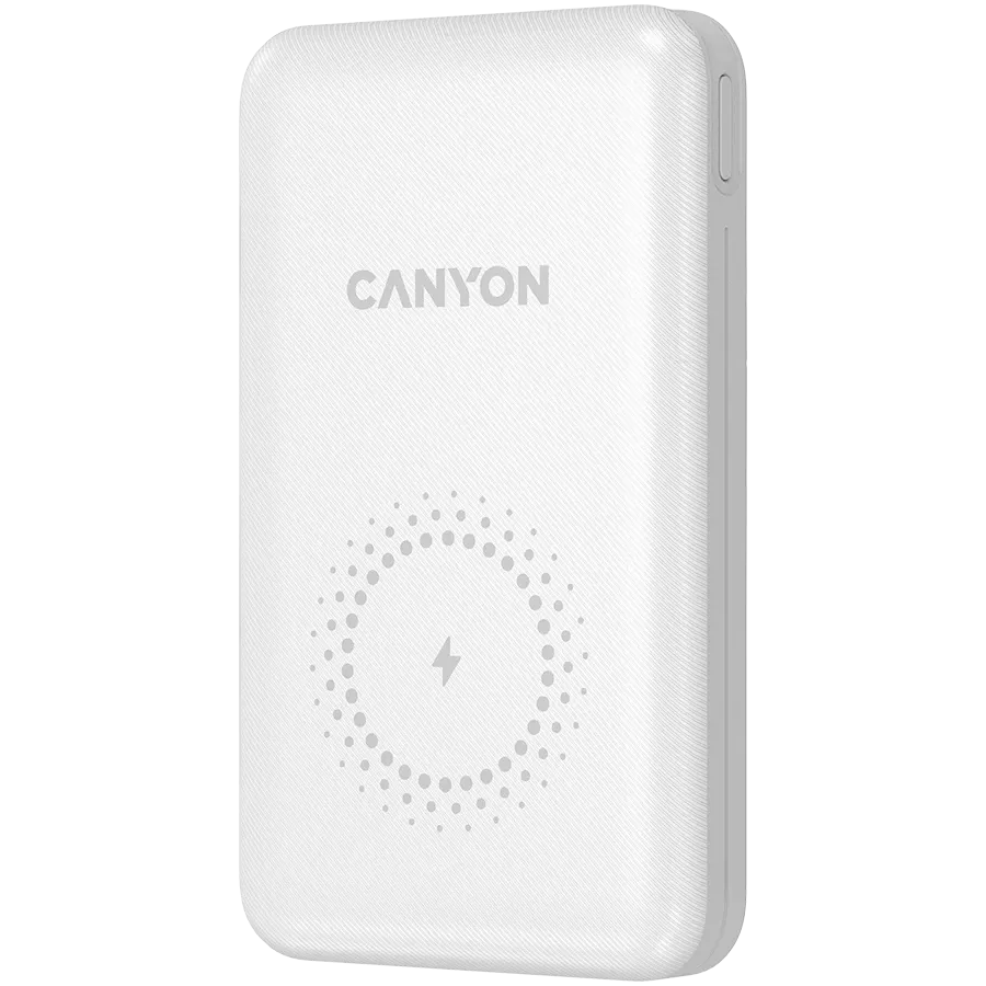 CANYON PB-1001 Power Bank, 10000 mAh, Λευκό — Εικών №2