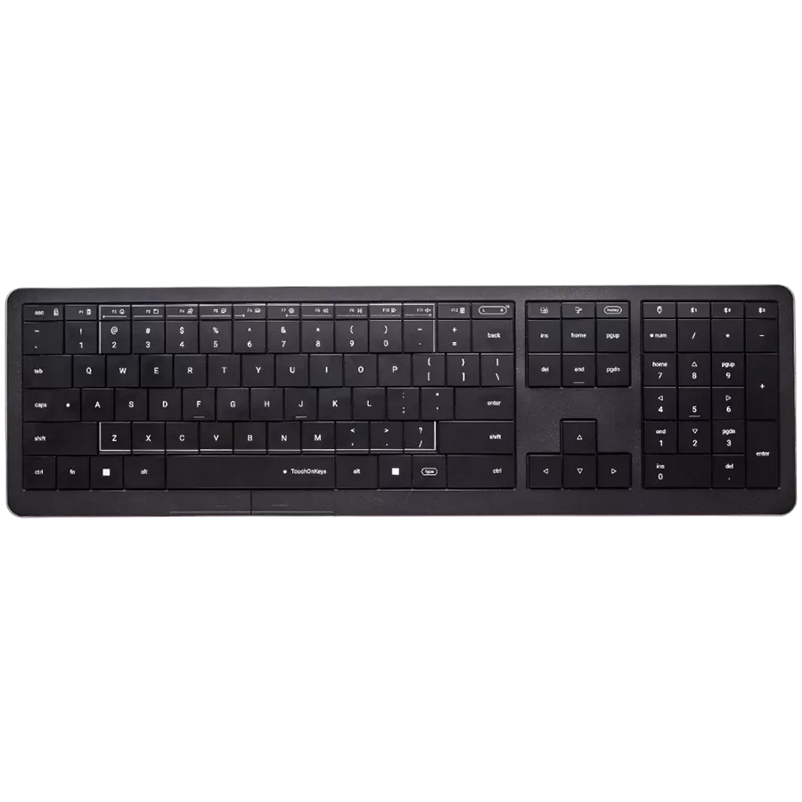CLEVETURA Keyboard, Wired and Wireless, Black — Image №1 CLEVETURA Keyboard, Wired and Wireless, Black — Image №1