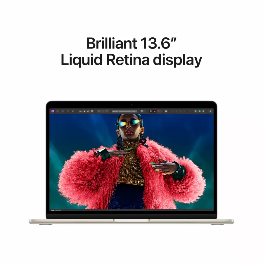 Apple MacBook Air 13.6"  Apple M3 (8C CPU/8C GPU), 8 GB, 256 GB, Starlight, 2024 — Image №5
