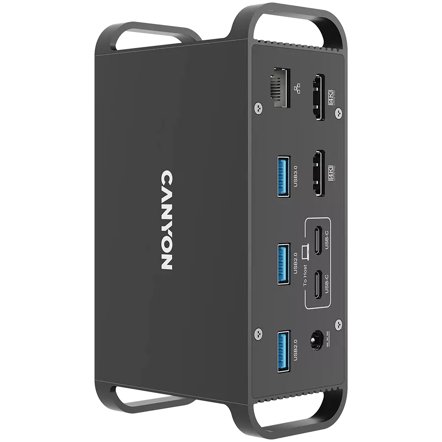 Мультипортова док-станція CANYON HDS-95ST USB-C 14в1 Black (CNS-HDS95ST) — Зображення №3