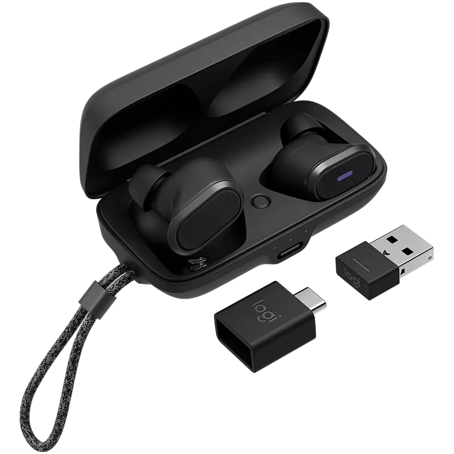 LOGITECH Zone True Wireless Wireless Headset, Graphite — Image №2