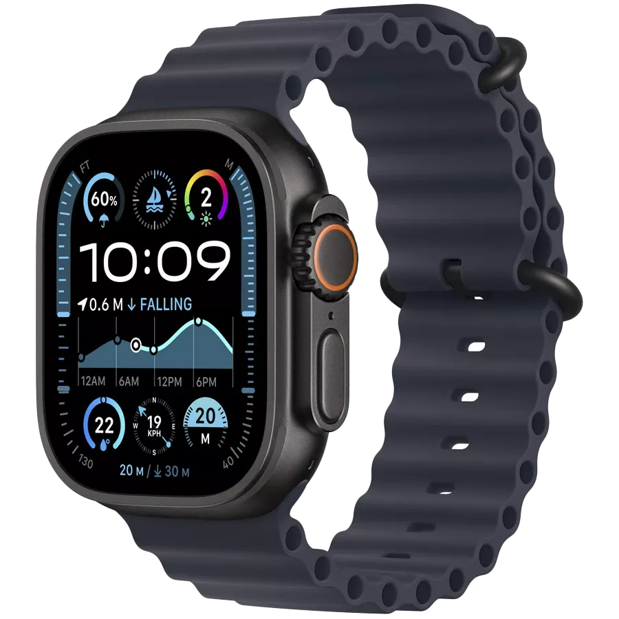 APPLE 49mm Ocean Band - Black Titanium Finish — Зображення №2
