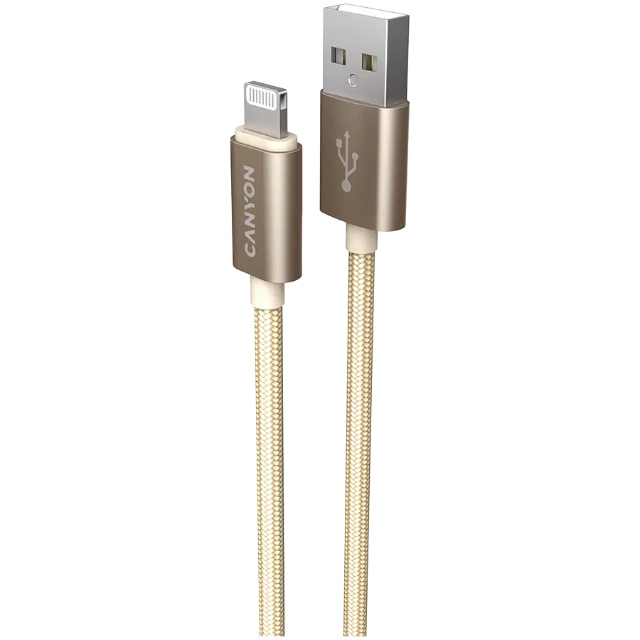CANYON USB Cable, 1 m, Golden — Image №2