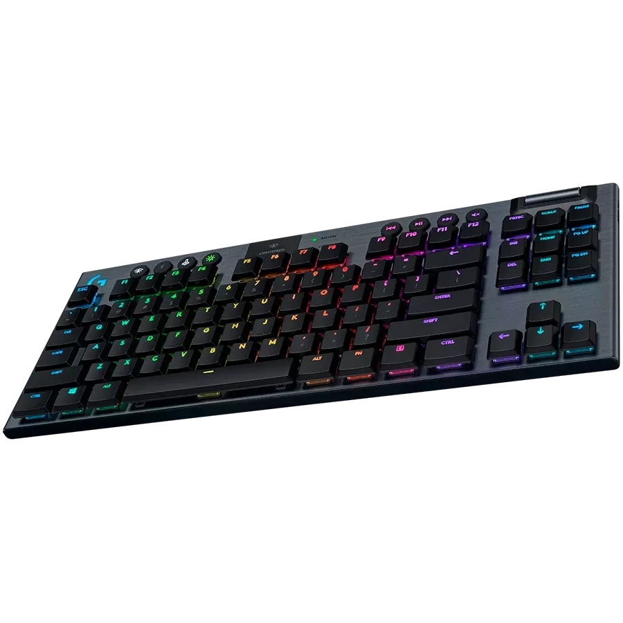 Πληκτρολόγιο LOGITECH G915, Ασύρματο, Carbon, Διεθνή Αγγλικά (Γραμμικός διακόπτης) — Εικών №5