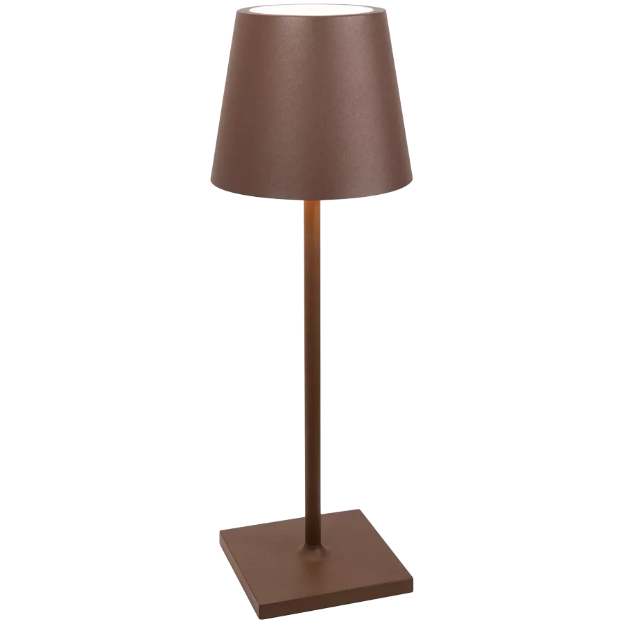 ZAFFERANO POLDINA L DESK LAMP 165x497mm. PAINTED RUST 5.5W LED 400lm. — Image №1