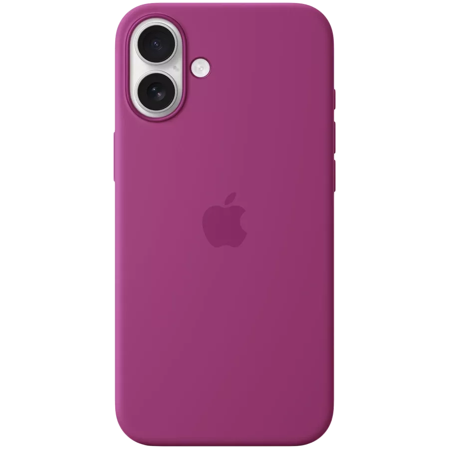 APPLE Case Silicone Case with MagSafe with MagSafe, Fuchsia for iPhone 16 Plus — Image №1