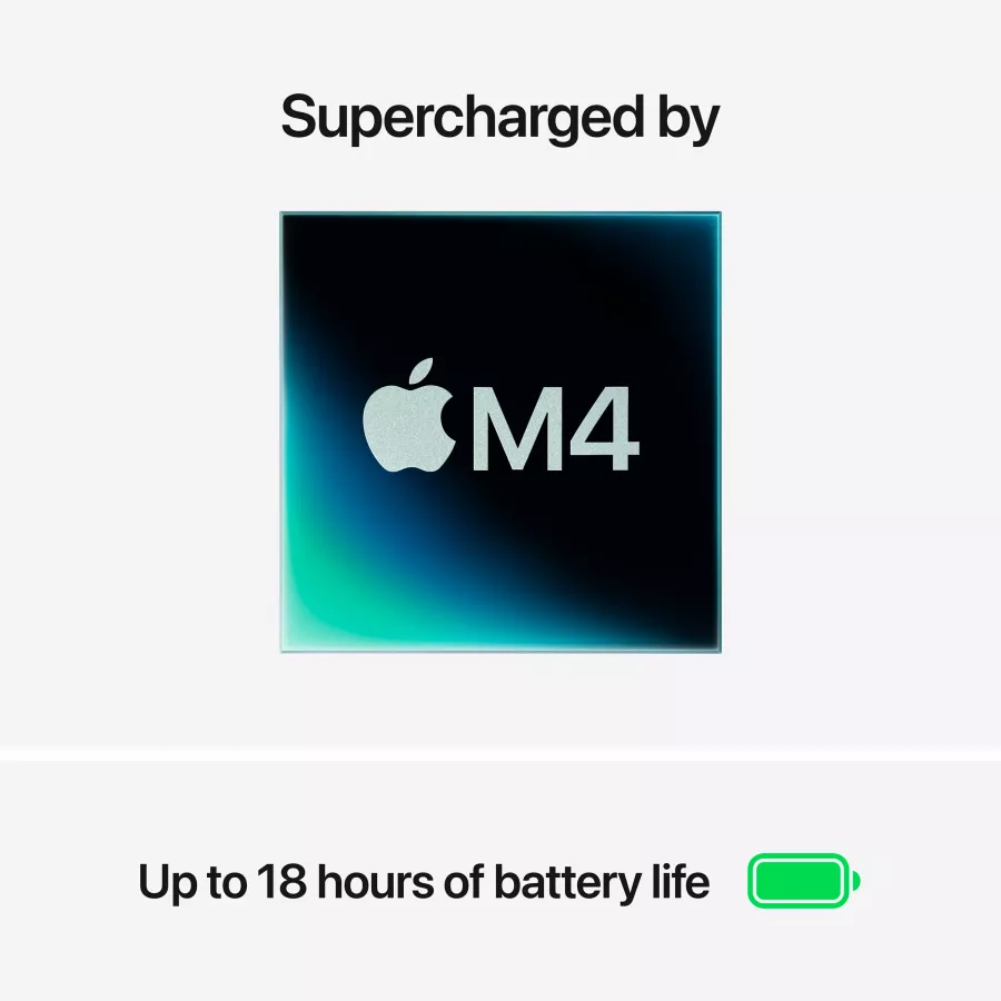 MacBook Air 13.6"  Apple M4 (10C CPU/8C GPU), 16 GB, 256 GB, Sky Blue — Image №4