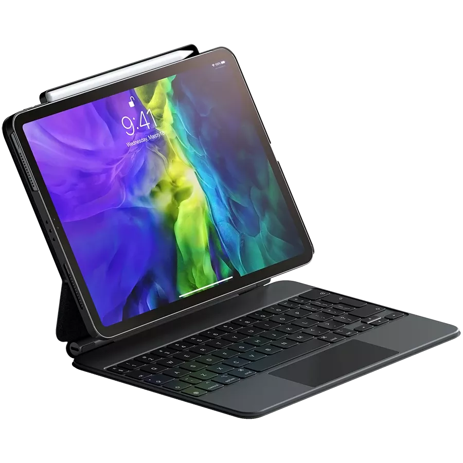 SATECHI Case Vegan-Leather Magnetic Case , Black for iPad Pro 11-inch (4th generation)/(1st generation)/(2nd generation)/(3rd generation) — Image №4