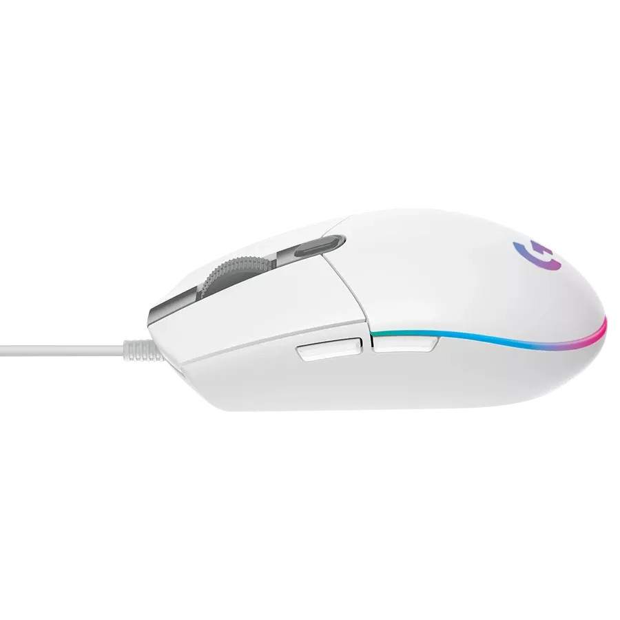 LOGITECH G102 LIGHTSYNC Ποντίκι παιχνιδιού, Ενσύρματο, Λευκό — Image №4