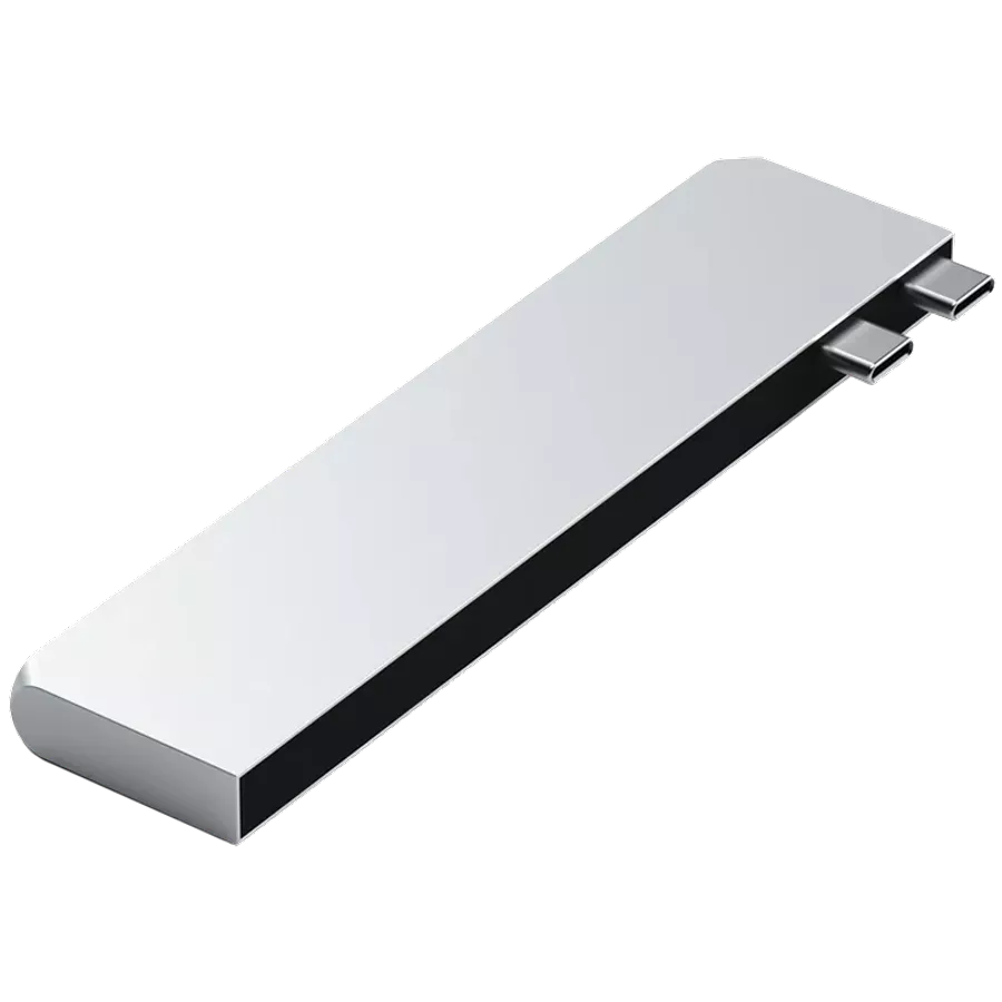 SATECHI  Multiport Adapter Aluminum USB-C Pro Hub Ασημί — Εικών №1