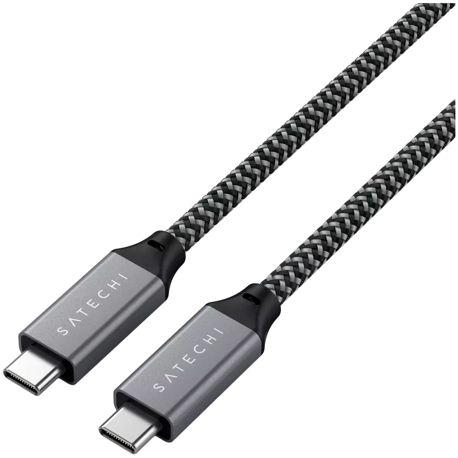 Кабель SATECHI USB4 C - C Cable 100W Space Gray 0.8 m — Зображення №2