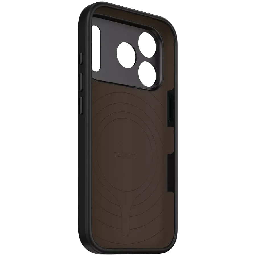 DECODED Чехол Antimicrobial Silicone MagSafe with MagSafe, Чёрный фантом для iPhone 17 Pro — Изображение №4