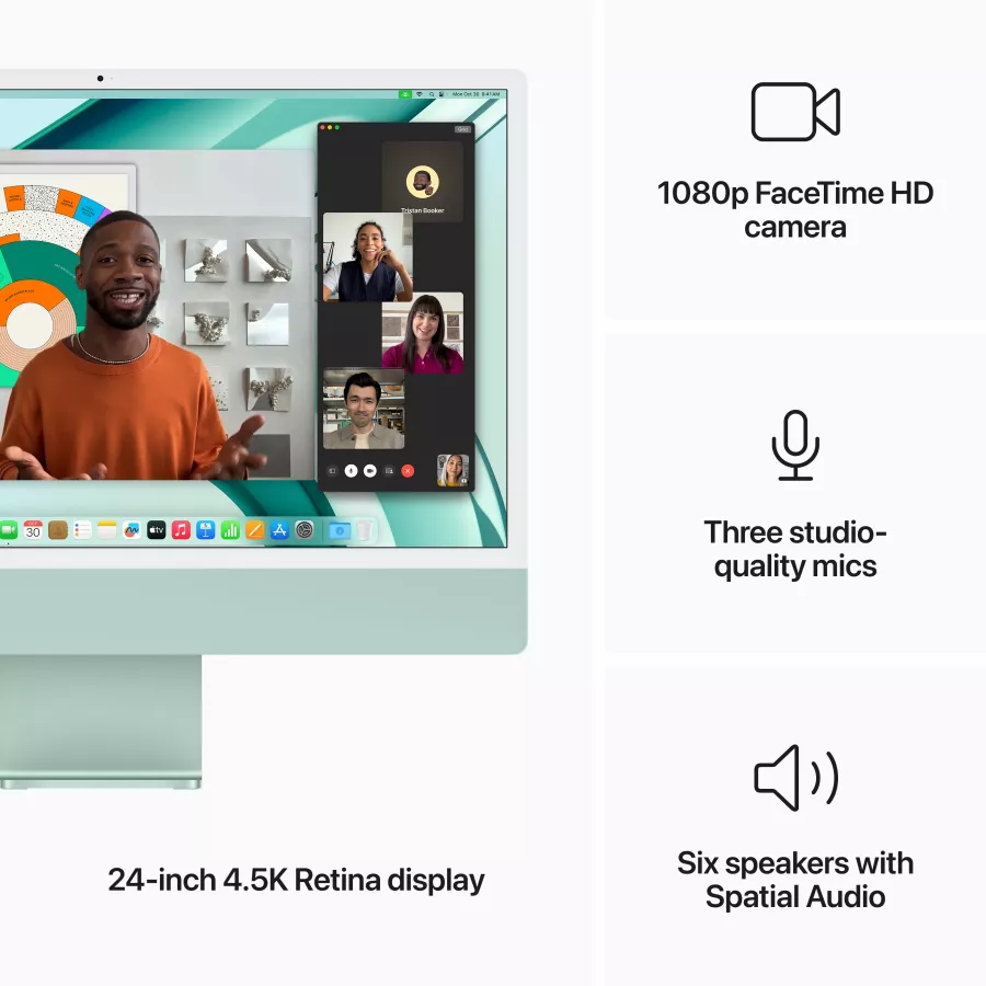 iMac 24" Retina 4.5K, Apple M3, 8 GB, 256 GB SSD — Image №5